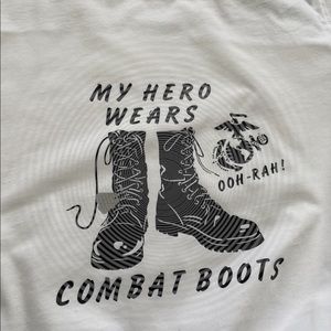 My hero wears boots Graphic Tee
